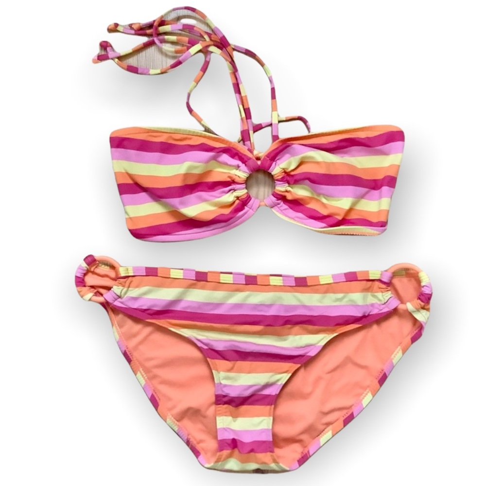Strapless Tie-Back Striped Bikini, Old navy s/m